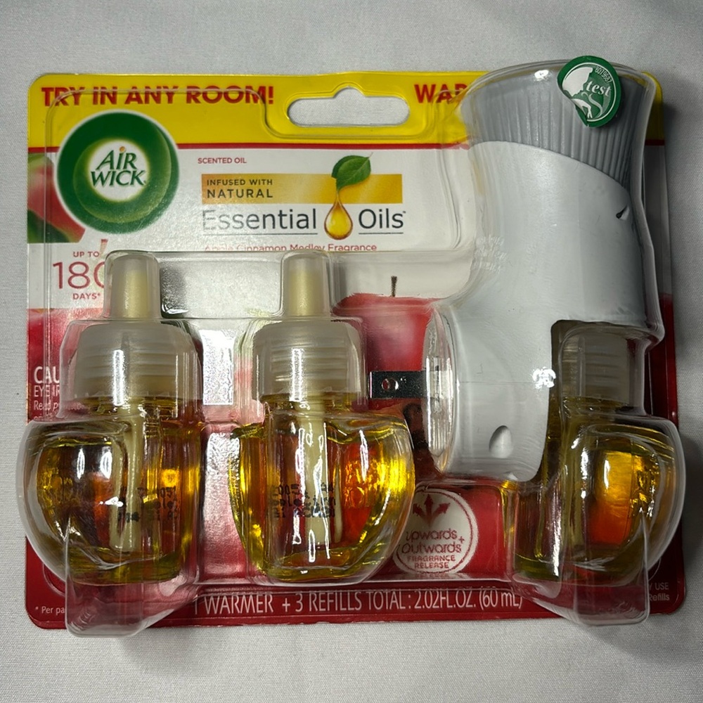 Air Wick Plug in Scented Oil Apple Cinnamon